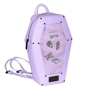 Purple Pin Collector - Coffin Backpack
